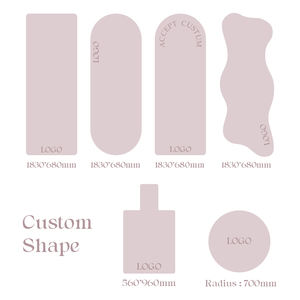 <span class=keywords><strong>Tapis</strong></span> de <span class=keywords><strong>yoga</strong></span> MISKA en caoutchouc de 5 mm/6 mm d'épaisseur <span class=keywords><strong>avec</strong></span> marquages symétriques et lignes d'alignement, longueur de 183 cm, sangle de transport pour débutants - Product Image 5