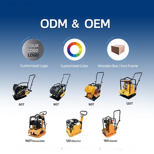 Placa Compactadora Vibratoria <span class=keywords><strong>de</strong></span> Alto Rendimiento con Motor Diésel Honda C120T, Compactadora <span class=keywords><strong>de</strong></span> Tierra para Construcción - Product Image 6