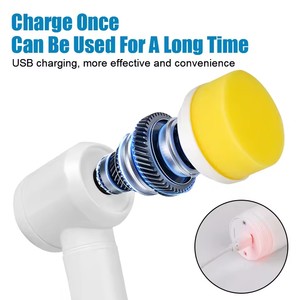 Cepillo de Limpieza Eléctrico USB Tipo C 5 en 1 para Fregadero y Bañera, Herramienta de Limpieza de Baño y Cocina Portátil - Product Image 5