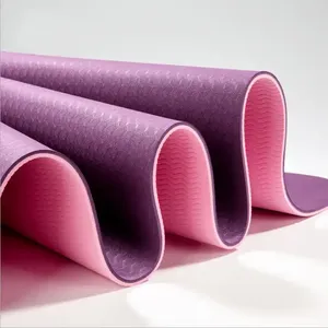 Tappetino Yoga in TPE Morbido Antiscivolo con Logo e Colore Personalizzati, Ecologico, Lunghezza 183cm per Yoga e Pilates - Product Image 5