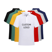 Groothandel op maat gemaakte logo DTG bedrukte korte mouw snel drogende 100% polyester ademende heren shirts