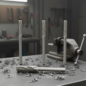 Fraise rotative cylindrique Ttake Ab8100, diamètre 6,3 mm, longueur 45 mm, coupe Z6 pour le meulage des métaux - Product Image 3