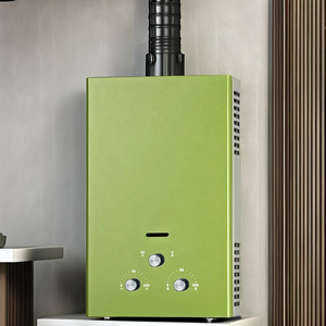 2024 <span class=keywords><strong>Calentador</strong></span> de agua eléctrico montado en la pared <span class=keywords><strong>Gas</strong></span> natural Fácil de usar Calentamiento rápido Estilo instantáneo 6L Acero <span class=keywords><strong>Sin</strong></span> tanque Aplicación al aire libre - Product Image 1