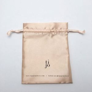Custom Logo Printing Satin <b>Drawstring</b> Bag Wholesale Satin Jewelry Bag for Cosmetics Jewelry Crystal Gift Colorful <b>Pouch</b> - Product Image 6