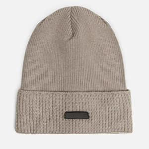 Gorro de punto elástico estilo streetwear para adultos, gorro deportivo que absorbe el sudor, ideal para el invierno. - Product Image 1