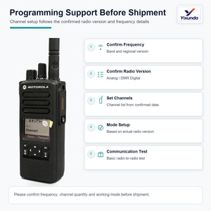 Radio Bidireccional Digital <span class=keywords><strong>Motorola</strong></span> DP4601e Original, VHF 5W o UHF 4W, Pantalla a Color, IP68, <span class=keywords><strong>para</strong></span> Almacenes, Logística, Kit de Suministro - Product Image 4