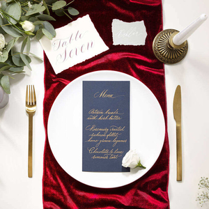 Elegante Camino de Mesa Minimalista Tejido 100% Poliéster, Tamaño y Color Personalizables para Fiestas, Bodas y Decoración del Hogar, Logrando un Estilo Sencillo - Product Image 3