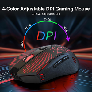 <span class=keywords><strong>Redragon</strong></span> S107 Combo de teclado y ratón para juegos de perfil bajo Teclado para juegos RGB Anti-Ghosting de 25 teclas Juego combinado de ratón de 3200 DPI - Product Image 4
