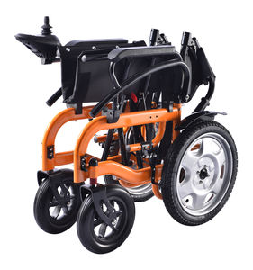 <span class=keywords><strong>Fauteuil</strong></span> <span class=keywords><strong>roulant</strong></span> électrique intelligent Moyatec Professional Factory, <span class=keywords><strong>tout</strong></span>-<span class=keywords><strong>terrain</strong></span>, léger, pliable, en acier, 250W, double moteur - Product Image 4
