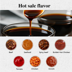 Venta al por mayor de fábrica OEM: Salsas y condimentos instantáneos para fideos de arroz y vermicelli, sabores picantes, agrios, tomate, <span class=keywords><strong>Buldak</strong></span>, Kimchi, ternera y pollo. - Product Image 2