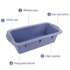 Non-stick Baking <b>Tools</b> Cake Tray Mould 100% Food Grade <b>Silicone</b> Bread Pan Toast Bread Mold - Product Image 6