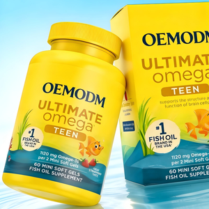 Integratore Alimentare Omega-3 per Adolescenti a Marchio Privato - 1120mg Capsule Softgel (Senza OGM, Senza Glutine) OEM/ODM - Product Image 3