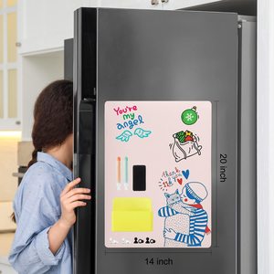 Bảng Xóa Ướt Từ Tính Trang Trí Cho Giấy Dán Tường Tủ Lạnh Bảng Trắng Vinyl Tự Dính Nhiều Màu Nhãn Dán Tường - Product Image 6