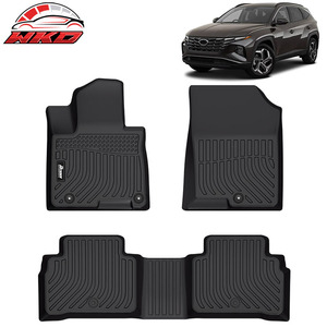 Floor <b>Mats</b> Fits For <b>Hyundai</b> <b>Tucson</b> Non-Hybrid 2022-2025 All Weather 3D Molded Anti-Slip Carpets TPE Waterproof - Product Image 1