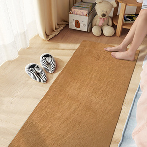 Alfombra Antibacteriana, Gruesa y Antideslizante de Piel Sintética de Conejo para Dormitorio, Alfombra de Cabecera, Tapete para Sala de Estar, Personalizable y en Stock - Product Image 4