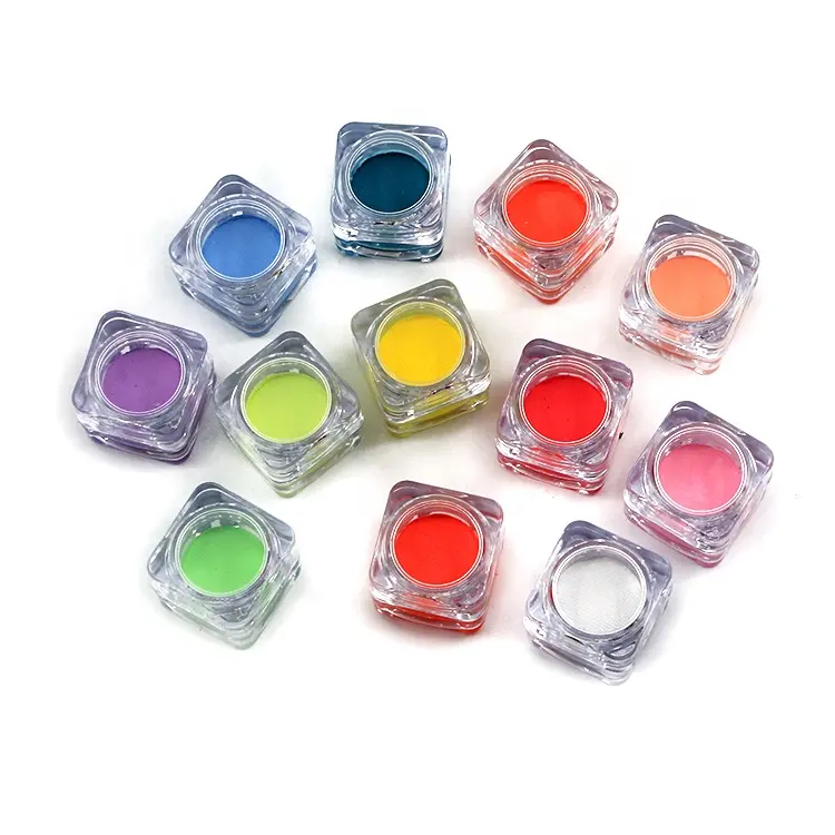 Wholesale private label name brand glitter UV Neon Pearl Pastel color water based eyeliner split cake eyeliner gel