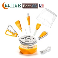 Eliter Vente en gros à succès, écologique, nouvelle forme, ensemble de manucure UV 6 en 1, ensemble de manucure, ensemble de soins pour bébé