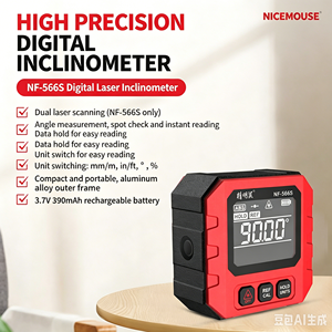 Inclinómetro Láser Digital de Alta Precisión, Caja de Inclinación Magnética, Medidor Electrónico de Ángulo y Pendiente - Product Image 2