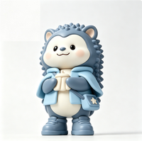 Figurine personnalisée hérisson en PVC et ABS, statue de personnage de dessin animé, fabrication OEM en Chine, figurine personnalisée pour la vente en gros de produits de marque