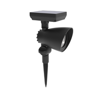 Lampe solaire d'extérieur étanche pour jardin, piquet lumineux LED pour allée, éclairage au sol en plastique marron, décoration paysagère, blanc chaud 3000K