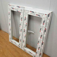 Ventanas Abatibles de Doble Vidrio Templado con Aislamiento Acústico de PVC Americano Moderno Personalizado para Baño, Uso Residencial, Calificado por Energy Star