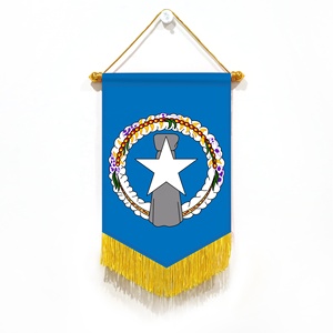 Bandera <span class=keywords><strong>DE</strong></span> LAS Islas Marianas del Norte con borlas <span class=keywords><strong>de</strong></span> 20x30cm colgada en la entrada para agregar un toque único a la llegada - Product Image 2