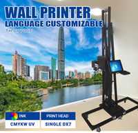 Solución inteligente de impresión de pared 3D para renovación del hogar, admite papel tapiz/superficies pintadas, software de diseño gratuito incluido