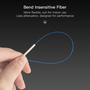 Câble de descente en fibre optique FTTH Fibre à domicile GJXCH-4B1 G657A1 4 cœurs 4 fibres Cobos Fibra <span class=keywords><strong>Optia</strong></span> - Product Image 6