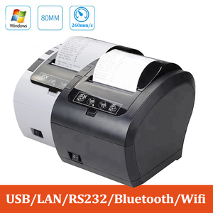 เครื่องตัดอัตโนมัติที่เหมาะสม เครื่องพิมพ์ใบเสร็จความร้อนขนาด 80 มม. สำหรับร้านอาหาร ครัว USB ซีเรียล อีเธอร์เน็ต บลูทูธ WIFI - Product Image 5