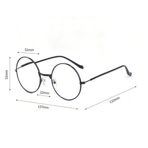Monturas de Gafas Redondas Clásicas para Mujer, Gafas Ópticas con Bloqueo de Luz Azul, Gafas Fotocromáticas para Hombre, Lentes Elegantes - Product Image 3