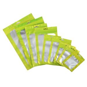 OEM/ODM Logo Holographic Clean Window 3,5g Mylar Bag Pequeñas bolsas Ziplock con ventana transparente - Product Image 3