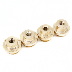 Vis à billes trapézoïdales sur mesure TR10x3 TR12x3 TR14x3 TR16x4 TR18x4 TR20x4, écrou en laiton, bronze, filetage SAE660, tolérance de filetage <span class=keywords><strong>7H</strong></span> <span class=keywords><strong>8H</strong></span> - Product Image 5