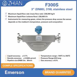ราคาโรงงาน F300S 3 นิ้ว DN80 80 มม. เครื่องวัดการไหลและความหนาแน่นแบบคอริโอลิสขนาดกะทัดรัดพร้อมระบบระบายน้ำอัตโนมัติ เครื่องวัดการไหลแบบคอริโอลิสแบบแยกส่วน - Product Image 4