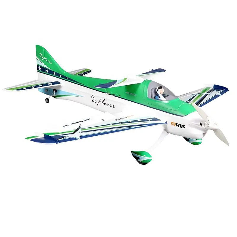 Avion RC de voltige FMS F3A Explorer 1020mm PNP avec moteur sans balais haute performance 4 canaux 3536