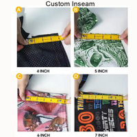 Shorts de basket-ball en maille polyester de haute qualité, à faible MOQ, imprimés sur toute la surface, pour hommes