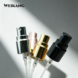Pulvérisateur à fine brume noir avec capuchon complet en aluminium et plastique, pompe <span class=keywords><strong>de</strong></span> pulvérisation cosmétique pour les soins capillaires et les flacons <span class=keywords><strong>de</strong></span> spray corporel - Product Image 5