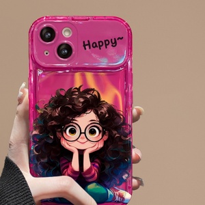 <span class=keywords><strong>Funda</strong></span> de Teléfono con Espejo de Maquillaje y Diseño de Chica de Cabello Rizado de Dibujos Animados de Lujo para <span class=keywords><strong>iPhone</strong></span> 16 15 14 12 <span class=keywords><strong>11</strong></span> Pro Max, <span class=keywords><strong>Funda</strong></span> Protectora Suave a Prueba de Golpes con <span class=keywords><strong>Colgante</strong></span> - Product Image 6