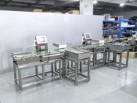 Báscula de Control de Peso para Alimentos de Acero Inoxidable |   Máquina en Línea para Medir el Peso de Bebidas y Envases de Leche |   Cumple con las normas de la FDA y la EHEDG