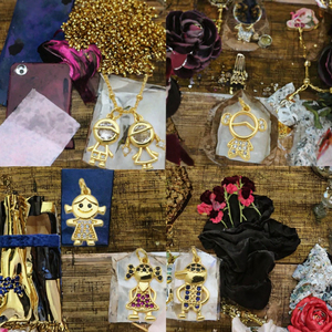 Colgante de oro de 18 quilates chapado para niños, con microincrustaciones de circonita, figura de joyería para pulsera, collar, regalo DIY, EXCELENTE - Product Image 3