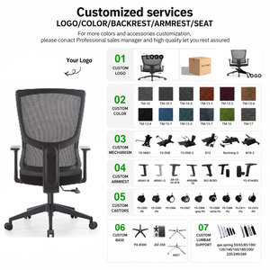 Sedia da Ufficio Ergonomica <span class=keywords><strong>Aston</strong></span> Accept OEM con Rotelle Silenziose, Altezza Regolabile e Base in Nylon per Casa e Ufficio - Product Image 6