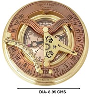 Antique Brass Compass W/leather Case In Polish Finish Hot Selling Vintage Pocket Compass Antique Wholesale price