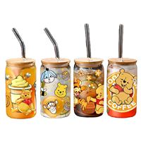 Autocollants de transfert UV DTF pour tasse 16oz Autocollants de décalcomanie pour tasse en verre