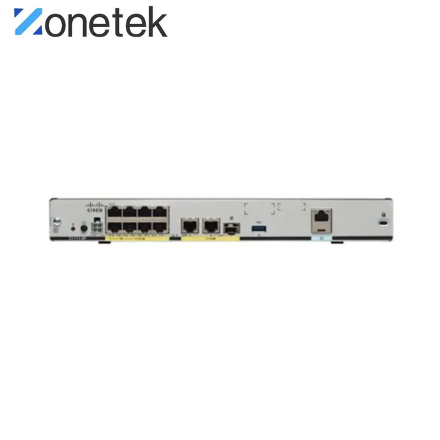 Brand New C1111-8 Integrated Services Router 1100 with 8-Gigabit Ethernet (GbE) Dual Ports, WAN