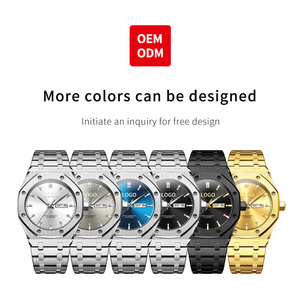 Reloj de Negocios para Hombre OEM 3726, Aleación de 42 mm, Acero Inoxidable, Resistente al Agua, Cuarzo, Fecha, Luminoso, Esfera Analógica, Moda, Clásico, Lujo, <span class=keywords><strong>Deportivo</strong></span> - Product Image 3