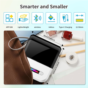 Impresora Portátil para Negocios, para Imprimir Documentos, Etiquetas, Recibos y Contenido <span class=keywords><strong>Web</strong></span>, con Tecnología de Papel Térmico - Product Image 4