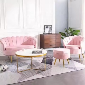 2024 Modern Luxury Colorful Round <strong>Flower</strong> Back Restaurant <strong>Arm</strong> <strong>Chair</strong> Fabric Leisure Bedroom Living Room Velvet Single Sofa <strong>Chair</strong> - Product Image 5