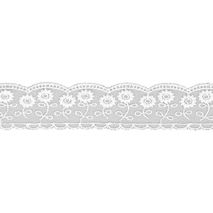 Encaje de Malla de Algodón RYL con <span class=keywords><strong>Bordado</strong></span> de <span class=keywords><strong>Margaritas</strong></span> de 3 a 3.7 cm de Ancho para Decoración de Mangas de Vestidos de Novia - Product Image 5