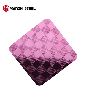 Su misura 10/8 in acciaio inox foglio Sus 201 304 316 430 0.6mm di spessore specchio inciso Design per ascensore porta include il taglio - Product Image 3