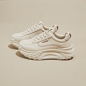 Sneakers plateforme à semelle épaisse pour femmes, mode streetwear urbaine, chaussures de marche confortables, semelle intérieure en EVA - Product Image 1