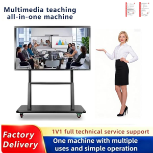 Tableau blanc interactif d'enseignement à écran tactile de 65 pouces, vente en gros du fabricant, affichage intelligent <span class=keywords><strong>pour</strong></span> l'éducation - Product Image 1